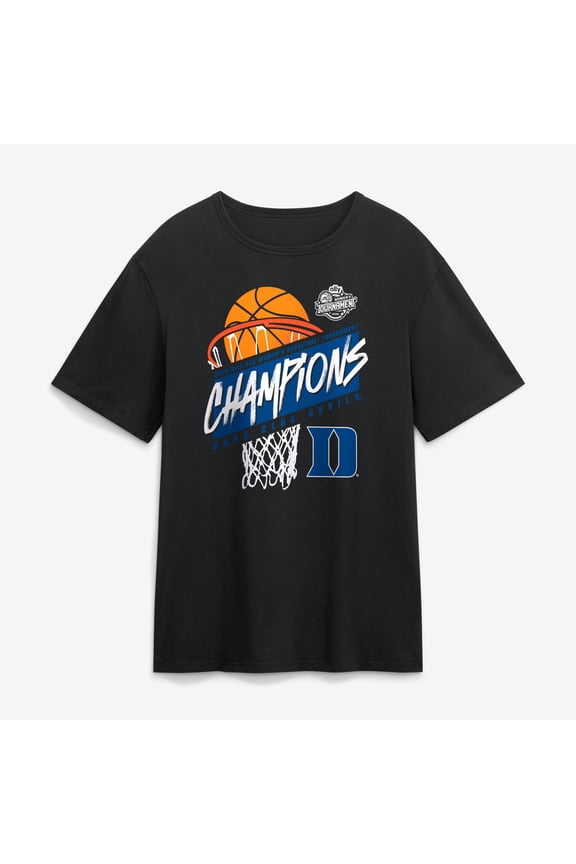 Men's Black Duke Blue Devils 2026 ACC Women's Basketball Tournament Champions T-Shirt