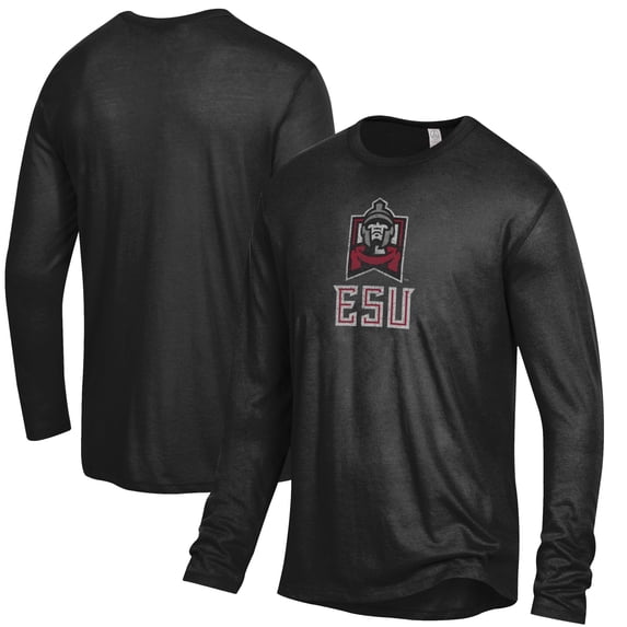Men's Black East Stroudsburg Warriors Keeper Long Sleeve T-Shirt