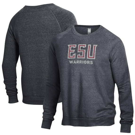 Men's Black East Stroudsburg Warriors The Champ Crewneck Pullover Sweatshirt