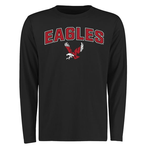 Men's Black Eastern Washington Eagles Proud Mascot Long Sleeve T-Shirt