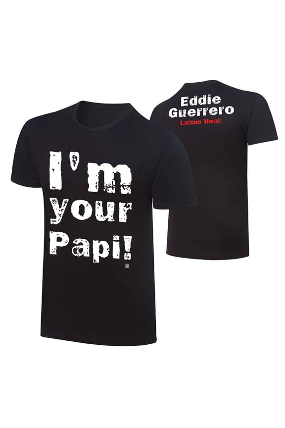 Men's Black Eddie Guerrero I'm Your Papi! T-Shirt