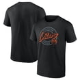 thumbnail image 1 of Men's Black Edmonton Oilers Colorblock Puck T-Shirt, 1 of 3