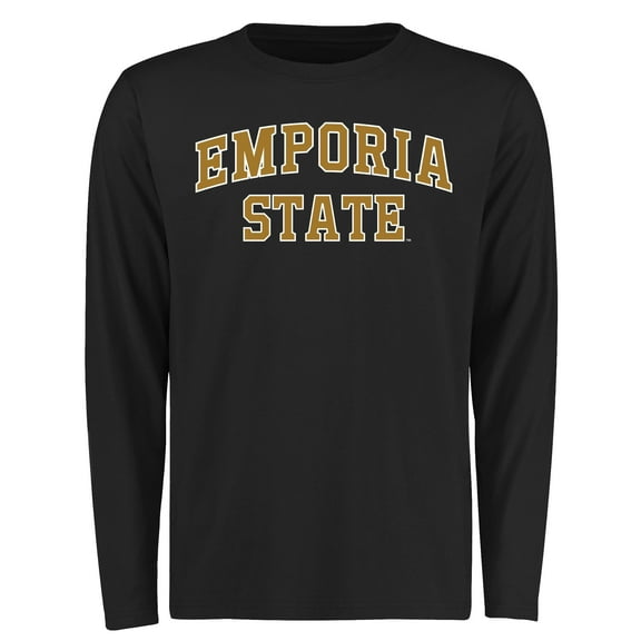Men's Black Emporia State Hornets Everyday Long Sleeve T-Shirt