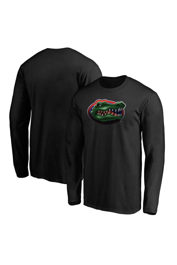 Men's Black Florida Gators Midnight Mascot Long Sleeve T-Shirt