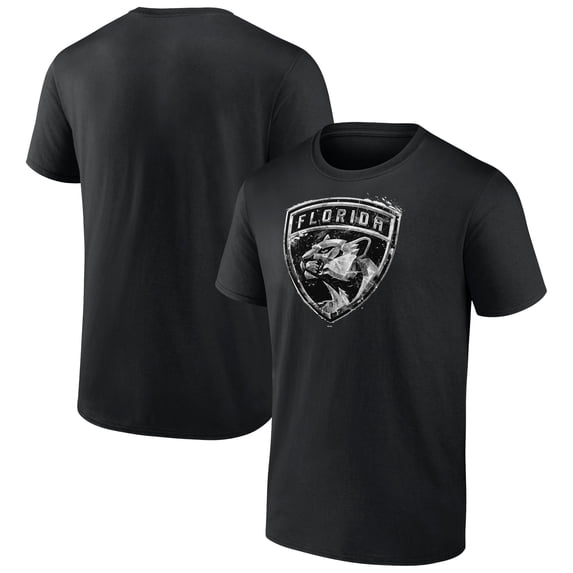 Men's Black Florida Panthers Iced Out T-Shirt