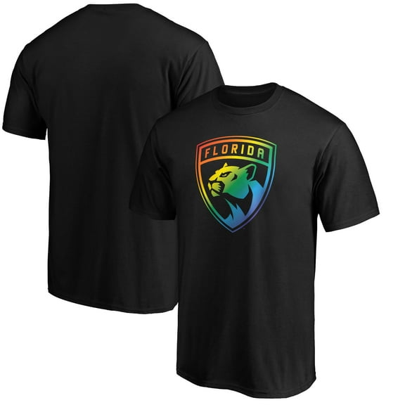 Men's Black Florida Panthers Team Pride Logo T-Shirt