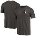 thumbnail image 1 of Men's Black Florida State Seminoles Left Chest Distressed Logo Tri-Blend T-Shirt, 1 of 4