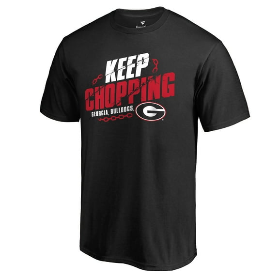 Men's Black Georgia Bulldogs Hometown Collection Keep Chopping T-Shirt