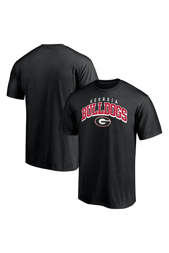 Men's Black Georgia Bulldogs Line Corps T-Shirt