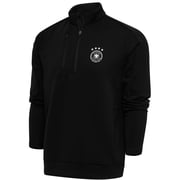 Mens Black Germany National Team Genesis Quarter-Zip Pullover