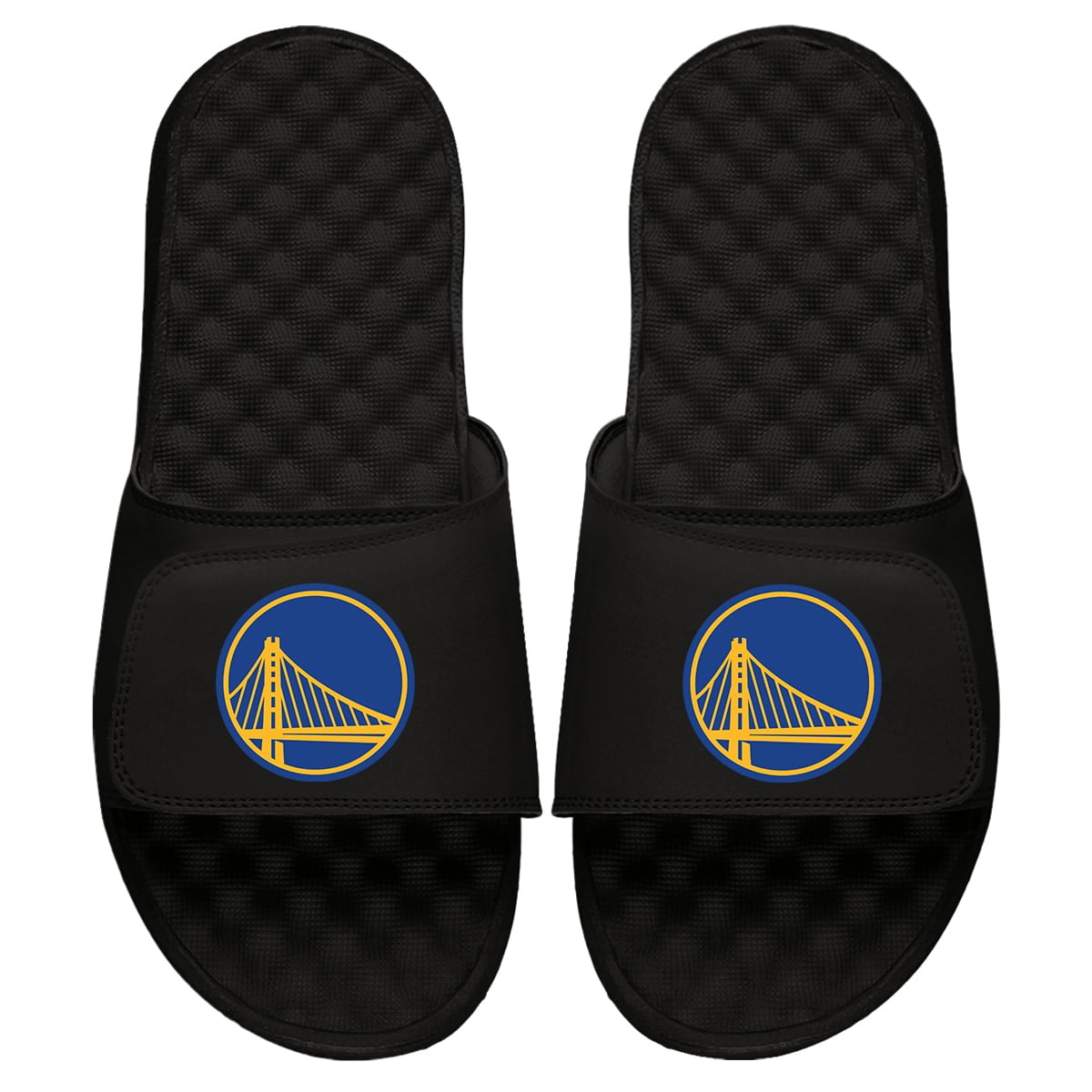 Men's Black Golden State Warriors Primary iSlide Sandals