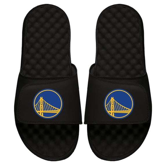Men's Black Golden State Warriors Primary iSlide Sandals