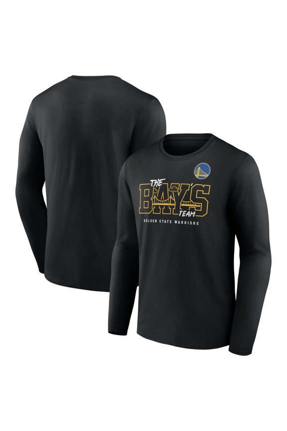 Men's Black Golden State Warriors Team Pride Long Sleeve T-Shirt