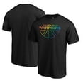thumbnail image 1 of Men's Black Golden State Warriors Team Pride Wordmark T-Shirt, 1 of 3