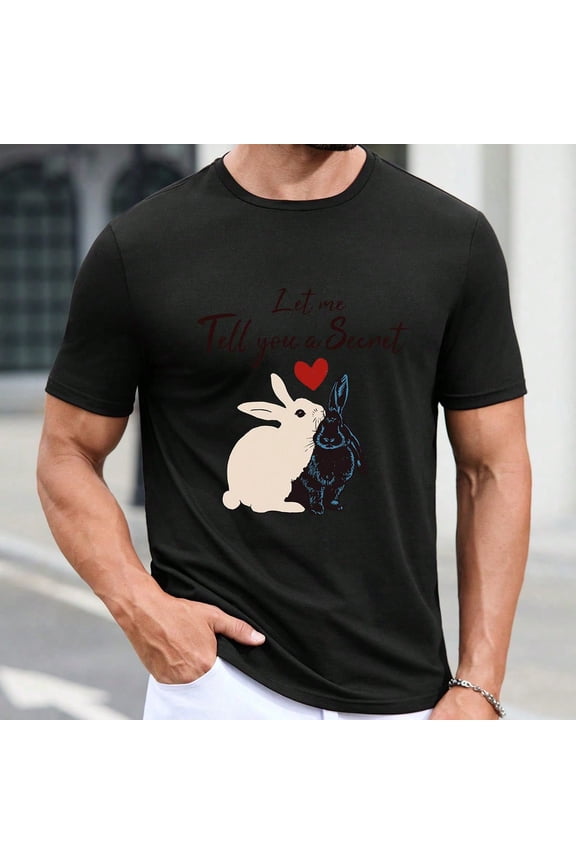 Men's Black Graphic Tee: 100% Polyester, Vibrant Prints for Casual & Urban Looks