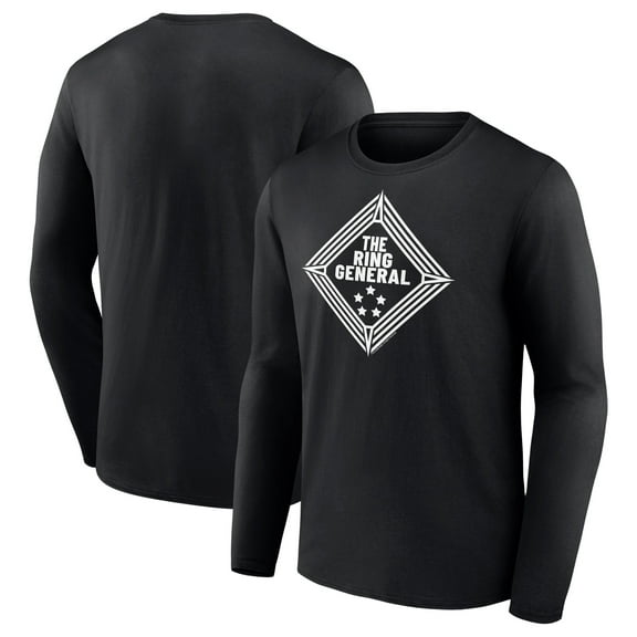 Men's Black Gunther The Ring General Long Sleeve T-Shirt