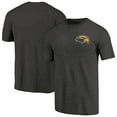 thumbnail image 1 of Men's Black Heather Southern Mississippi Golden Eagles Left Chest Distressed Logo Tri-Blend T-Shirt, 1 of 3