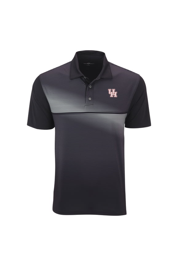 Men's Black Houston Cougars Pro Highline Polo
