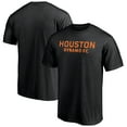 thumbnail image 1 of Men's Black Houston Dynamo Wordmark T-Shirt, 1 of 3