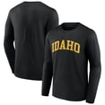 thumbnail image 1 of Men's Black Idaho Vandals Basic Arch Long Sleeve T-Shirt, 1 of 3