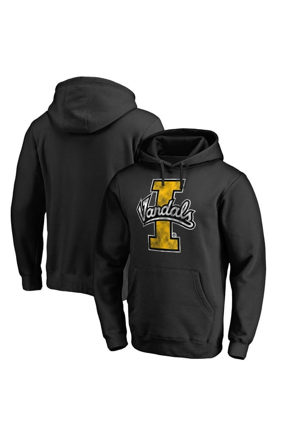 Men's Black Idaho Vandals Classic Primary Pullover Hoodie