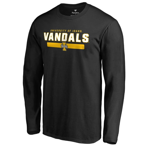 Men's Black Idaho Vandals Team Strong Long Sleeve T-Shirt