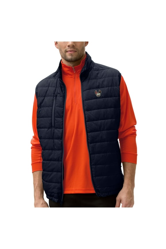Men's Black Indiana University of Pennsylvania Crimson Hawks Apex Compressible Quilted Vest