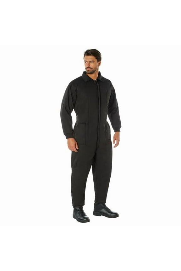 10500 Insulated Coveralls, Black - Small