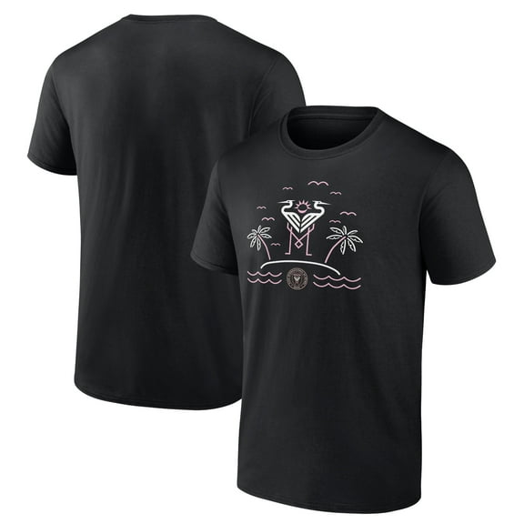 Men's Black Inter Miami CF Hometown Collection Logo T-Shirt