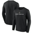 thumbnail image 1 of Men's Black Inter Miami CF Victory Arch Long Sleeve T-Shirt, 1 of 3