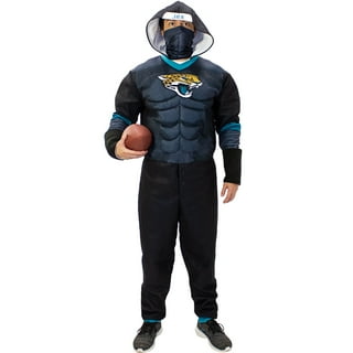 DC B Jackson NFL Boys Rookie Muscle Suit, Blue/White/Black Halloween Costume