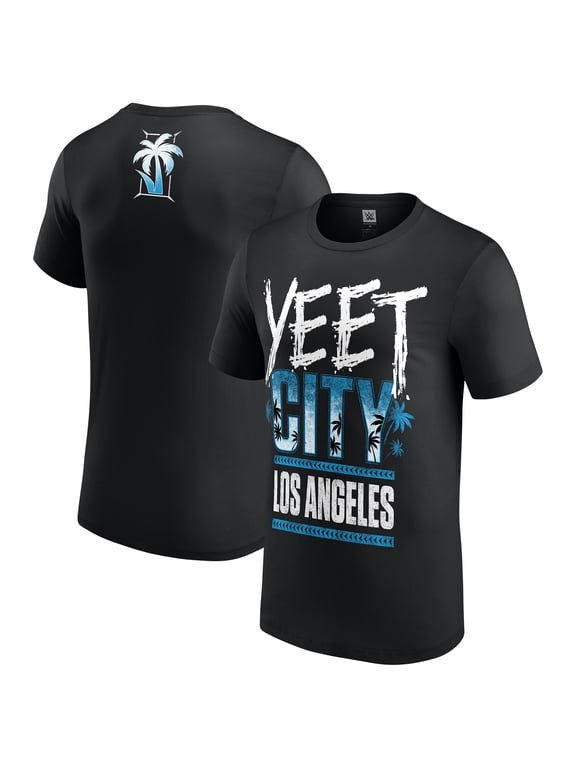 Men's Black Jey Uso Yeet City Los Angeles T-Shirt