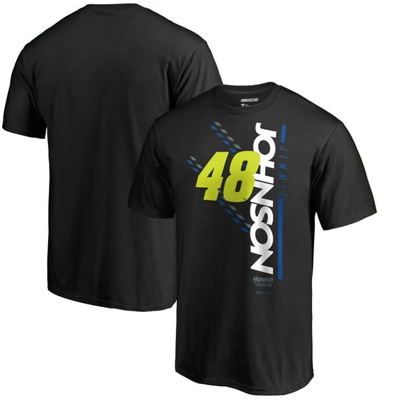 Men's Black Jimmie Johnson NASCAR Track Bar T-Shirt