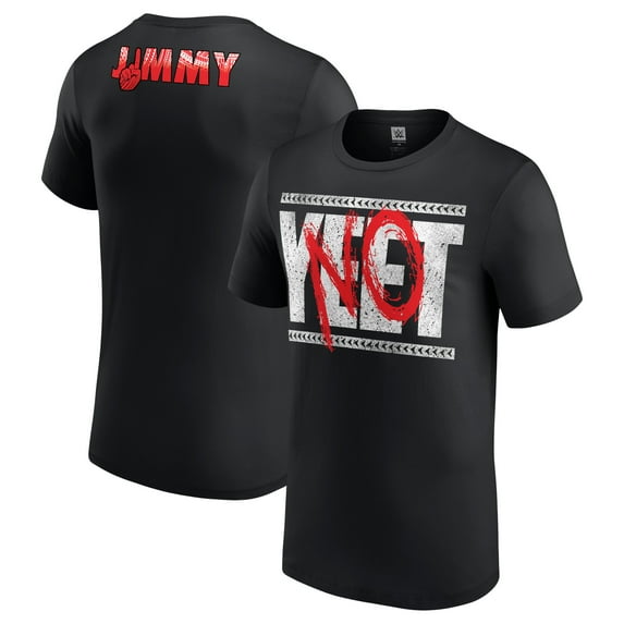 Men's Black Jimmy Uso No Yeet T-Shirt