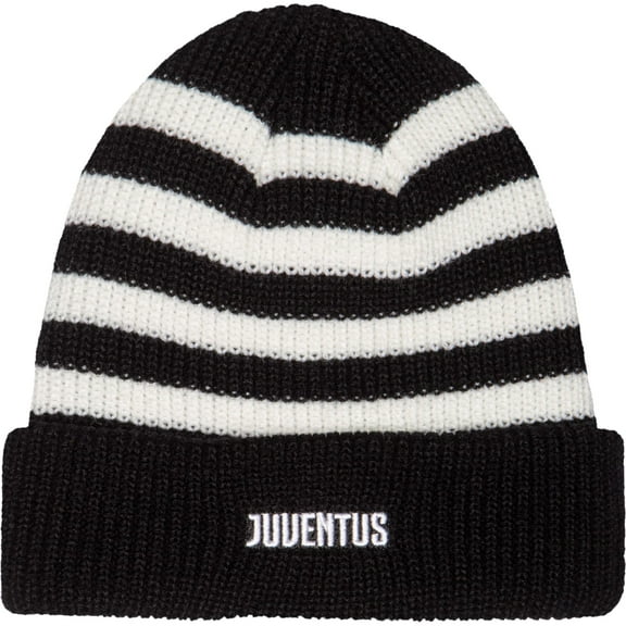 Men's Black Juventus Toner Cuffed Knit Hat - OSFA