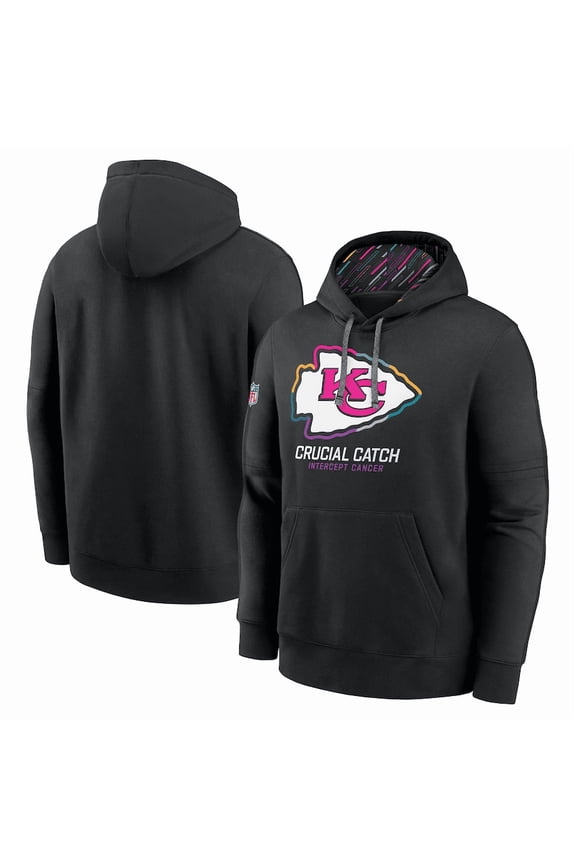 Men's Black Kansas City 2024 Salute to Service Sideline Therma Sweatshirt Hoodie American Hooded Sweatshirt Olive Salute to Service Sweatshirt Black