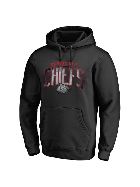 Men's Black Kansas City Chiefs Arch Smoke Pullover Hoodie