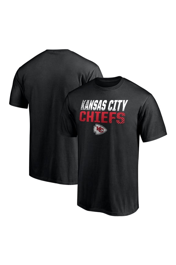 Men's Black Kansas City Chiefs Logo Fade Out T-Shirt