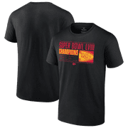 Men's Black Kansas City Chiefs Super Bowl LVIII Champions T-Shirt