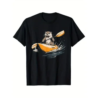 トップス 80's TEE Jays \"FRIENDLY OTTER FAMILY\" Toddler Boy Dinosaurs Long-Sleeve Graphic Tee - Navy