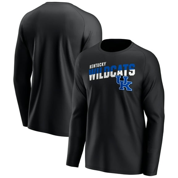 Men's Black Kentucky Wildcats Long Sleeve T-Shirt