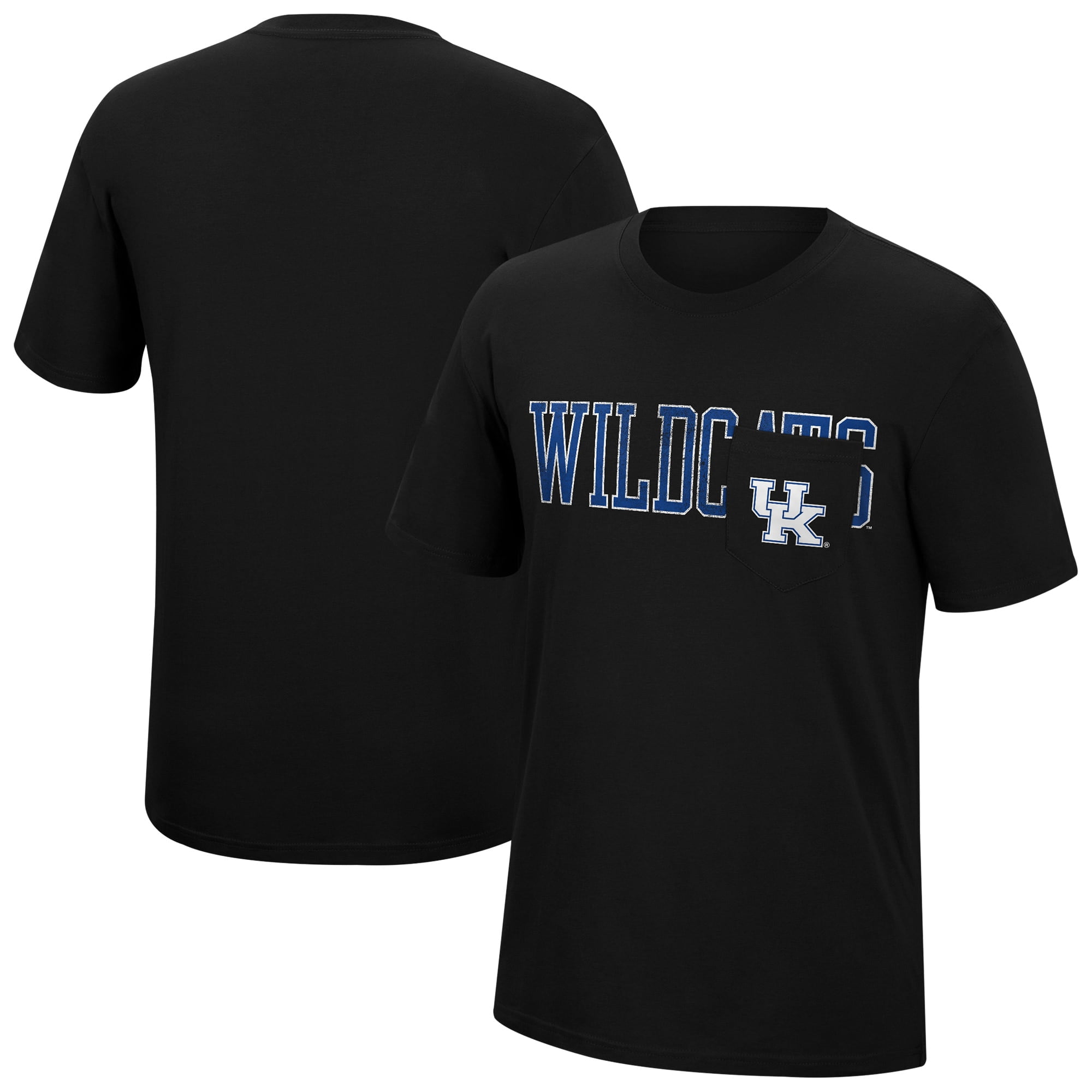 Men's Black Kentucky Wildcats Primary Logo Pocket T-Shirt - Walmart.com