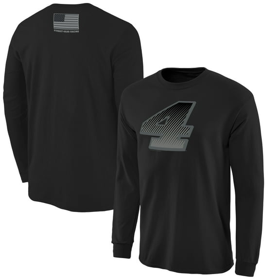 Men's Black Kevin Harvick Digi Camo Battallion Long Sleeve T-Shirt