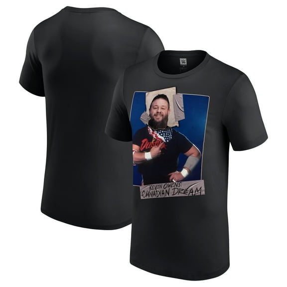 Men's Black Kevin Owens Canadian Dream T-Shirt