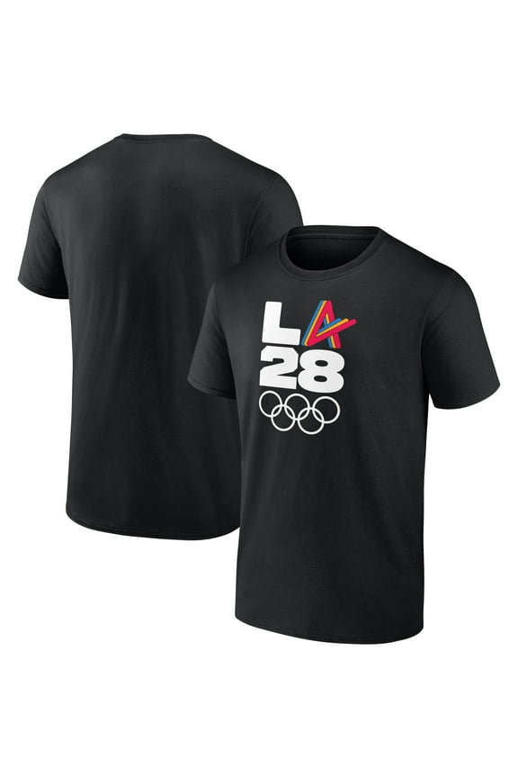 Men's Black LA 2028 Summer Olympics Athlete Spirit T-Shirt