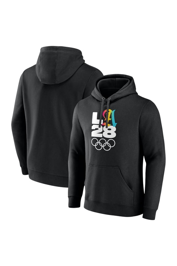 Men's Black LA 2028 Summer Olympics Gradient Pullover Hoodie