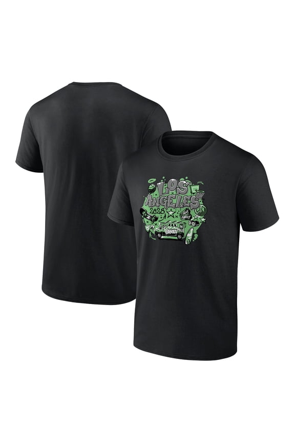 Men's Black LA 2028 Summer Olympics XXXIV T-Shirt