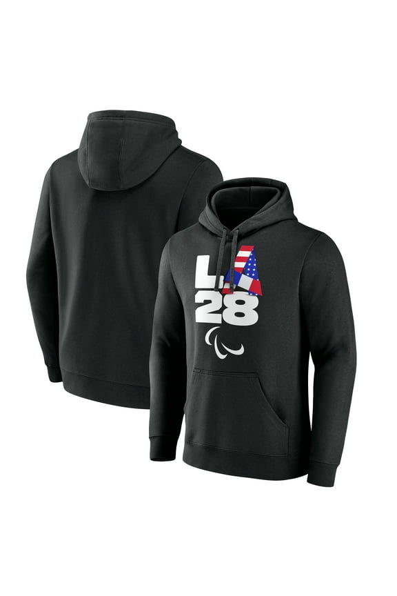 Men's Black LA 2028 Summer Paralympics Handover Pullover Hoodie