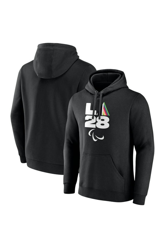 Men's Black LA 2028 Summer Paralympics Prism Pullover Hoodie