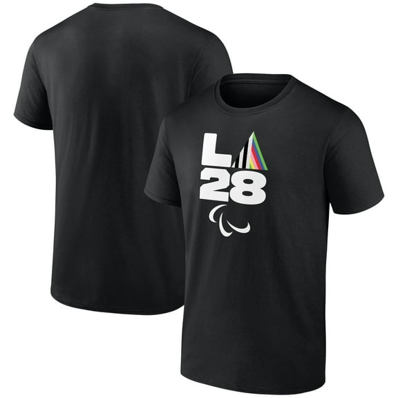 Men's Black LA 2028 Summer Paralympics Prism T-Shirt